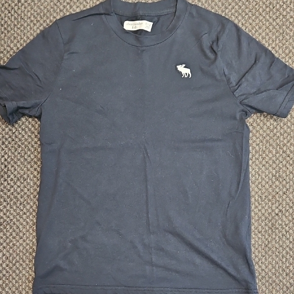 Abercrombie & Fitch Kids Red and Black Hoodie with Navy Tee - Picture 3 of 3